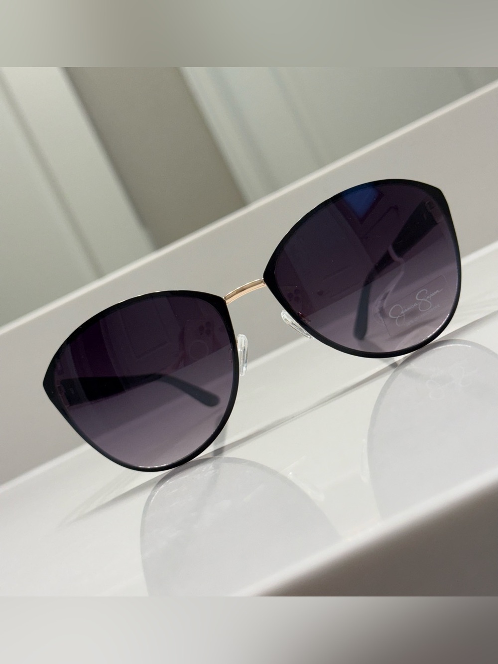 Jessica Simpson Brown Gradient Lens Cat-Eye Sunglasses NWT